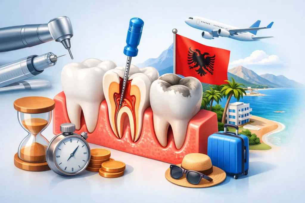 Devitalizzazione dente in Albania: costi e tempi