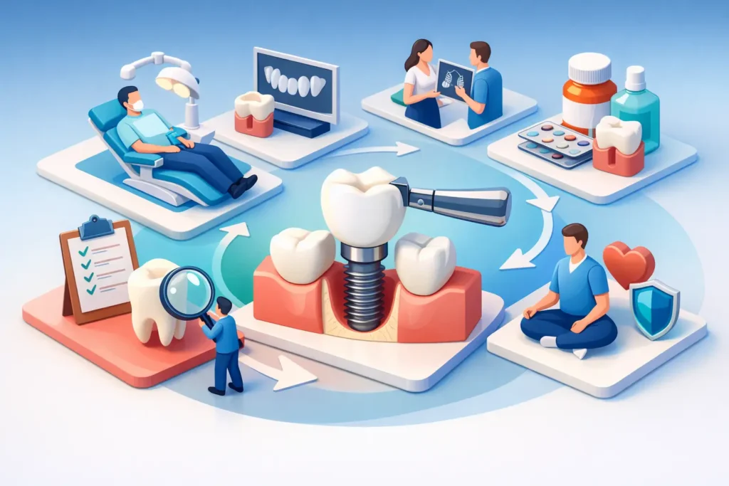 Come prepararsi agli impianti dentali in 7 passi